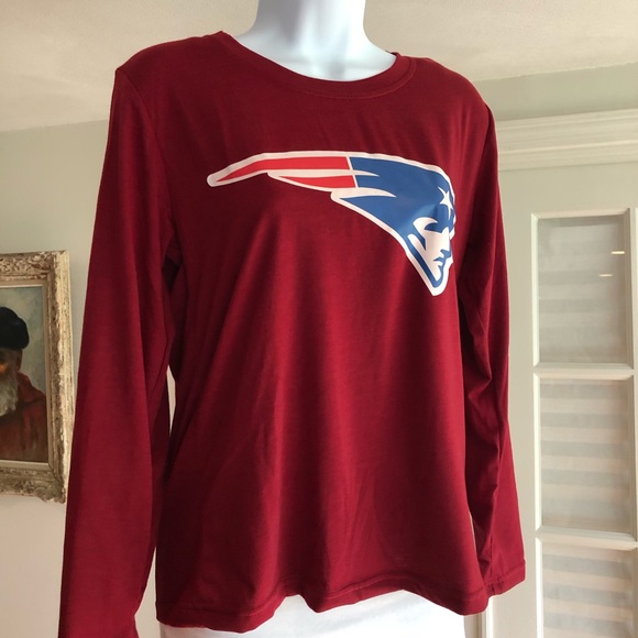 Nike New England Patriots Long- sleeve T-shirt - Picture 1 of 8